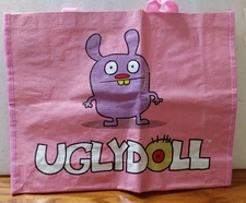Ugly Doll Trunko Reusable Shopping Tote Bag Pink 18x14 All Over Monsters 2011