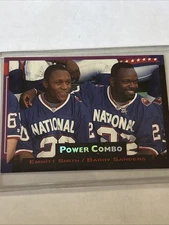 1993 Pro Set NFL Power Combo Barry Sanders & Emmitt Smith Purple