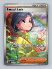 Parasol Lady 255/182 Special Illustration Rare Paradox Rift Pokemon Holo NM on eBay