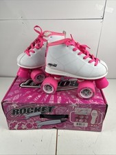 Crazy Skates Kids ROCKET Quad Rollerskates  Boys Girls Roller Speed Skate Size