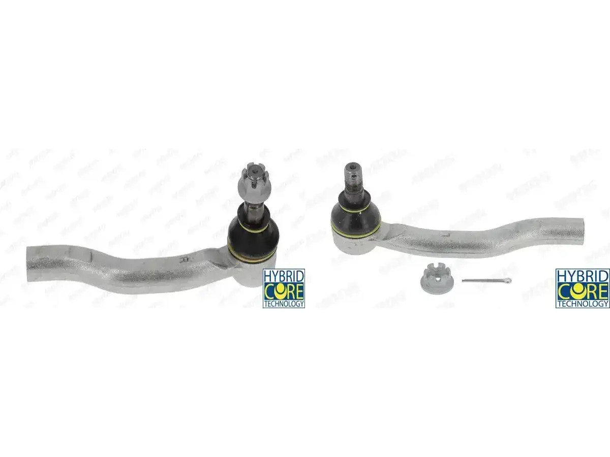 2x Testine barra sterzo MOOG Esterno S+D per NISSAN NAVARA NP300 (D40)