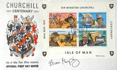 Brian Murphy, 'George & Mildred'-Schauspieler, Komiker, handsignierte FDC-Cover am ersten Tag