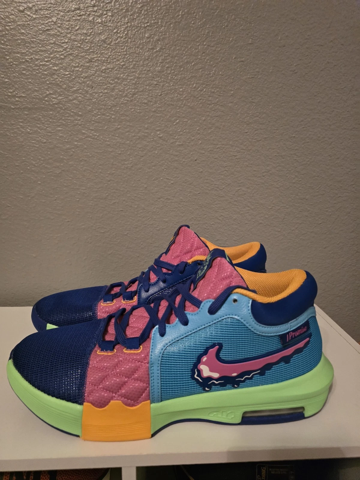 Nike Lebron Witness VIII "I Promise" taglia 13 multicolore. HJ2962 900.