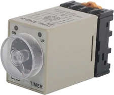 Timer Relay, Delay ON Time AH3-3 AC 110V 0-10 Seconds Knob Control... 