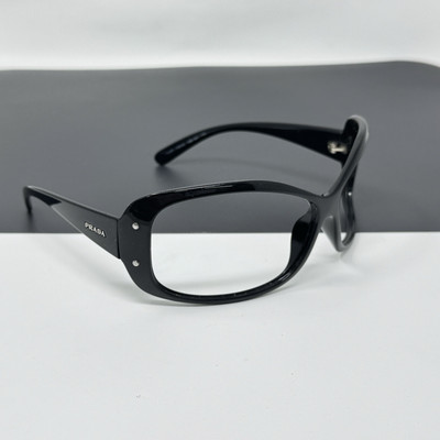 Prada Black Big Sunglasses Frame SPR 04F 1AB-1A1 Oversized 70mm