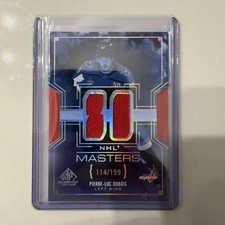 2025-26 Upper Deck SP Game Used Pierre-Luc Dubois NHL Masters Capitals /199