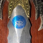 Decorative Fantasy Sword with Wooden Display Plaque — photo 2
