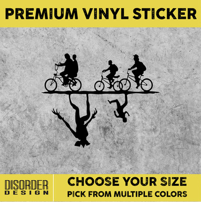 STRANGER THINGS [VINYL STICKER] SCI-FI CAR TRUCK WINDOW LAPTOP FOLDER TUMBLER