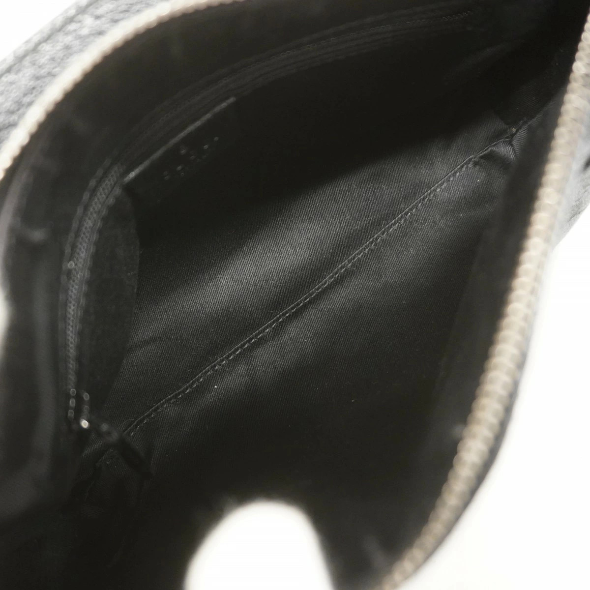 Gucci GG Canvas Handbag 113024 Black Silver Hardware Women thumbnail 4