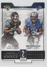 2015 Panini Contenders Round Numbers Ameer Abdullah TJ Yeldon #RN6 z6b