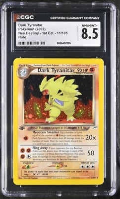 わるいバンギラス 旧裏 キラ Dark Tyranitar Holo Neo Dark Tyranitar