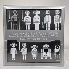 Star Wars Family Car Decals Set 50 Piece ThinkGeek Vader Yoda Chewbacca NEW