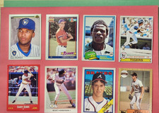 Baseball Card Lot HOF 24 Junk Wax Bo Jackson Rickey Henderson Chipper Glowback