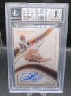 2023 Immaculate Collection Cleat Impressions Autos #17 Terry McLaurin /25 BGS 8