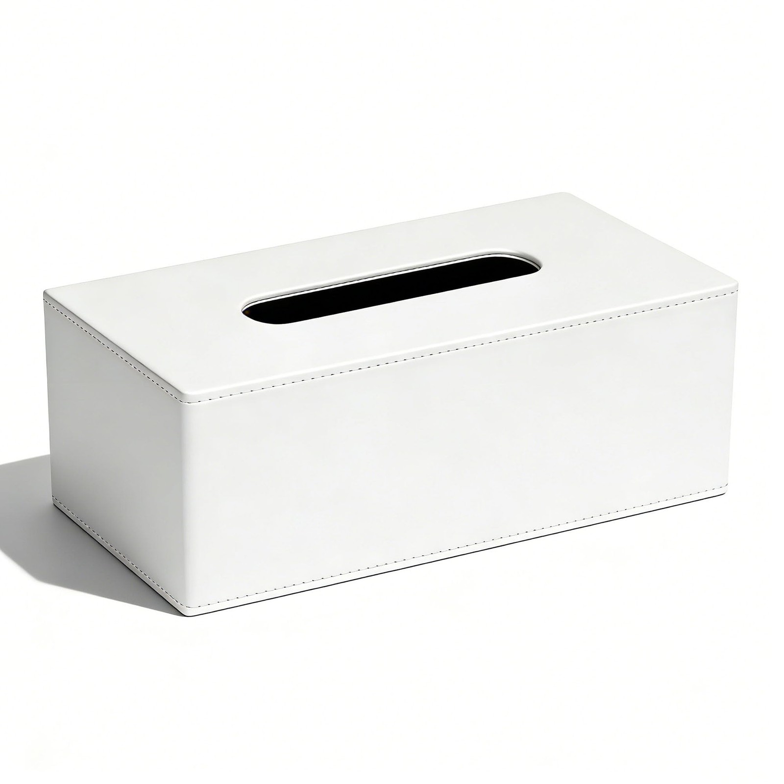 Distributeur de mouchoirs chic en cuir pour un bureau rangé et accueillant
