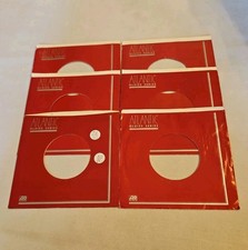 45 RPM 7" RECORD SLEEVES CO. SLEEVE 6 PACK SEE PHOTO Atlantic Oldies SLV384