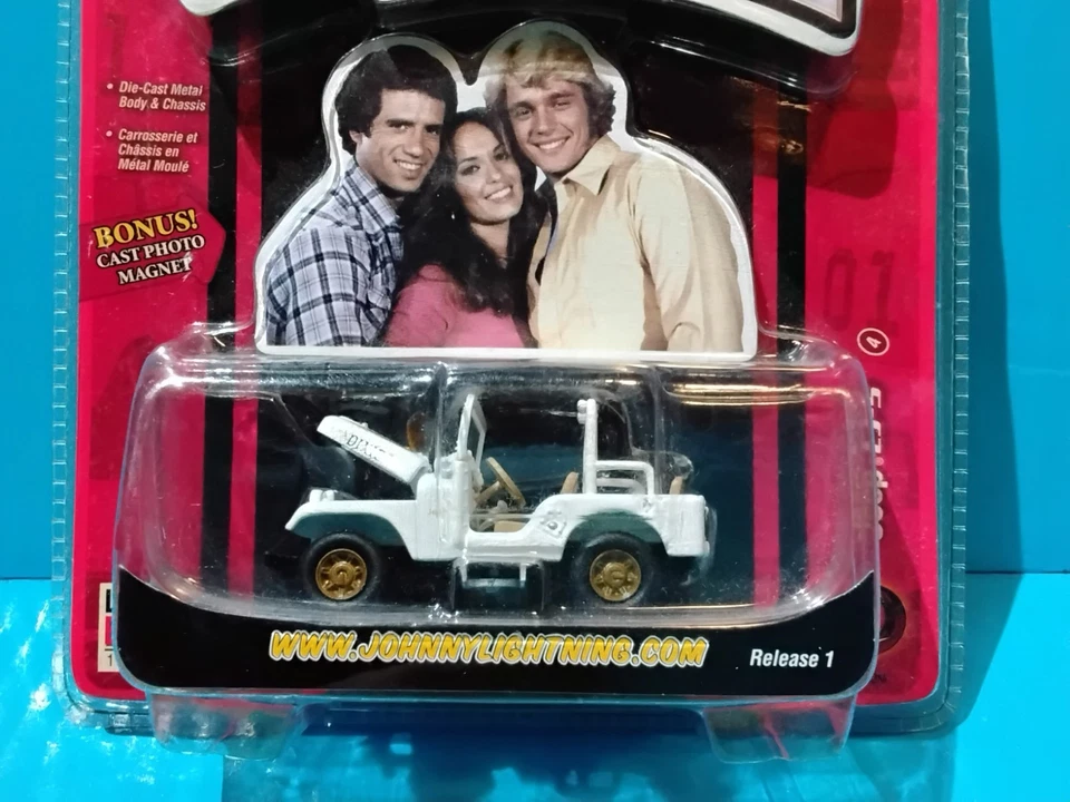 2006 JOHNNY LIGHTNING JEEP CJ-5 #618 WHITE THE DUKES OF HAZZARD LIMITED EDITION - Image 2 of 4
