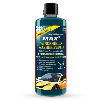 MAX Windshield Washer Fluid Concentrate 500ml Anti-Freeze Formula Free/Shipping