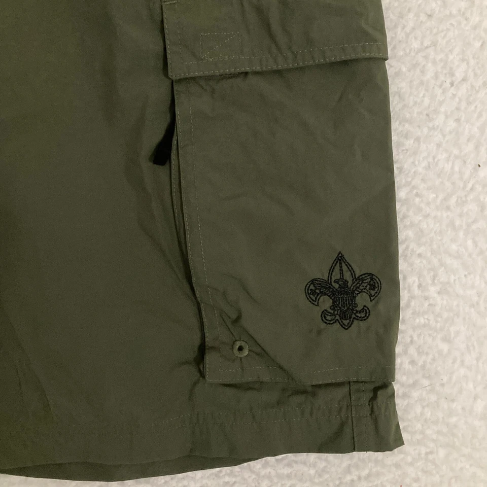 Boy Scouts Of America Centennial Uniform Cargo Shorts Adult Small Nylon BSA - Image 2 of 4
