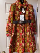 CHANEL PRE-FALL 18A NEW TAGS TWEED MULTICOLOR JACKET CC BUTTON BELT FR38  $14K