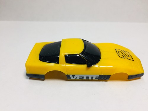 TYCO NOS CORVETTE Body Yellow / Black #2 ~ NEW ~ from Factory case $13.99 start - Foto 3 di 6