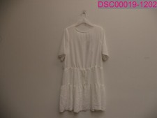 Broke Button Hook-ASOS Women's Sheer Dress Cover Up White Size 12. 08332394