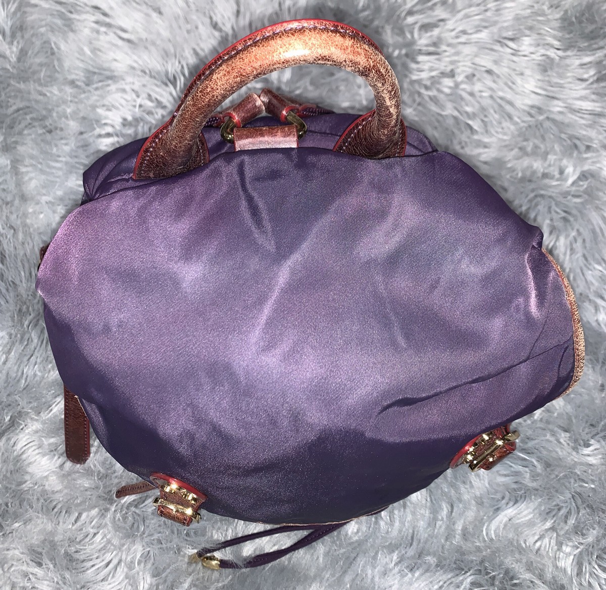 MZ Wallace Lavender Nylon Small Backpack MZ Wallace Marlena Plum Purple Nylon Backpack | eBay main image 2