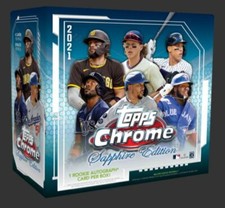 2021 TOPPS CHROME SAPPHIRE EDITION HOBBY BOX MLB BRAND NEW SEALED