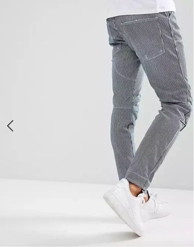 Men's G Star Raw 5620 3D Slim Jeans Blue White Striped