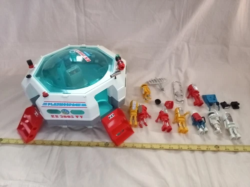 1980 Playmobil Playmospace Spaceship Station Lot Figures Robot Accessories Rare.