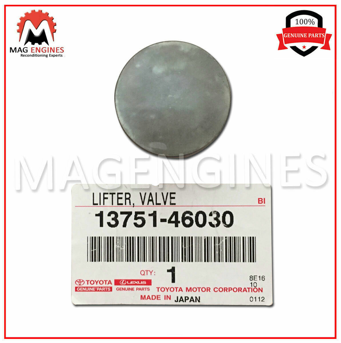 13751-46030 GENUINE OEM 8 Pcs VALVE LIFTER 1375146030 | eBay 