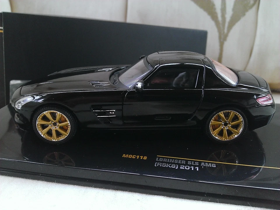 Mercedes Lorinser Sls Amg (Rsk8) 2011 1/43 Modelo De Coche De Fundición Ixo - Imagen 3 de 4