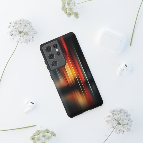 Fiery Echoes Radian Streaks Pattern - Phone Case for iPhone, Galaxy, Pixel - 第 271/281 張圖片