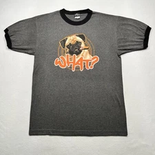 Universal Studios MIB Men in Black Frank the Pug What T-Shirt Adult Large EUC