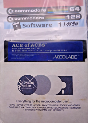 COMMODORE 64/128 -- ACE OF ACES (ACCOLADE - DISK)