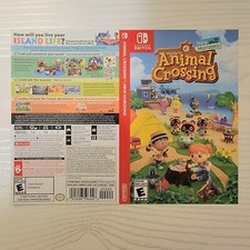 Animal Crossing New Horizons Switch Replacement Box Art Sleeve Original No Game