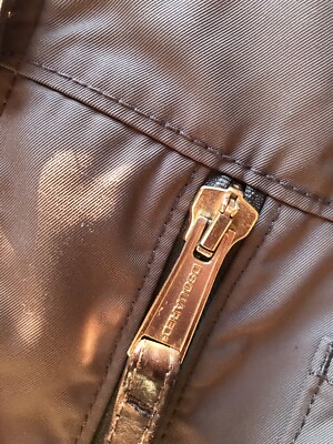 Manteau Dsquared 2 Marron Zip Doré Taille 50 - Vintage FW 2010 Occasion Très Bon état