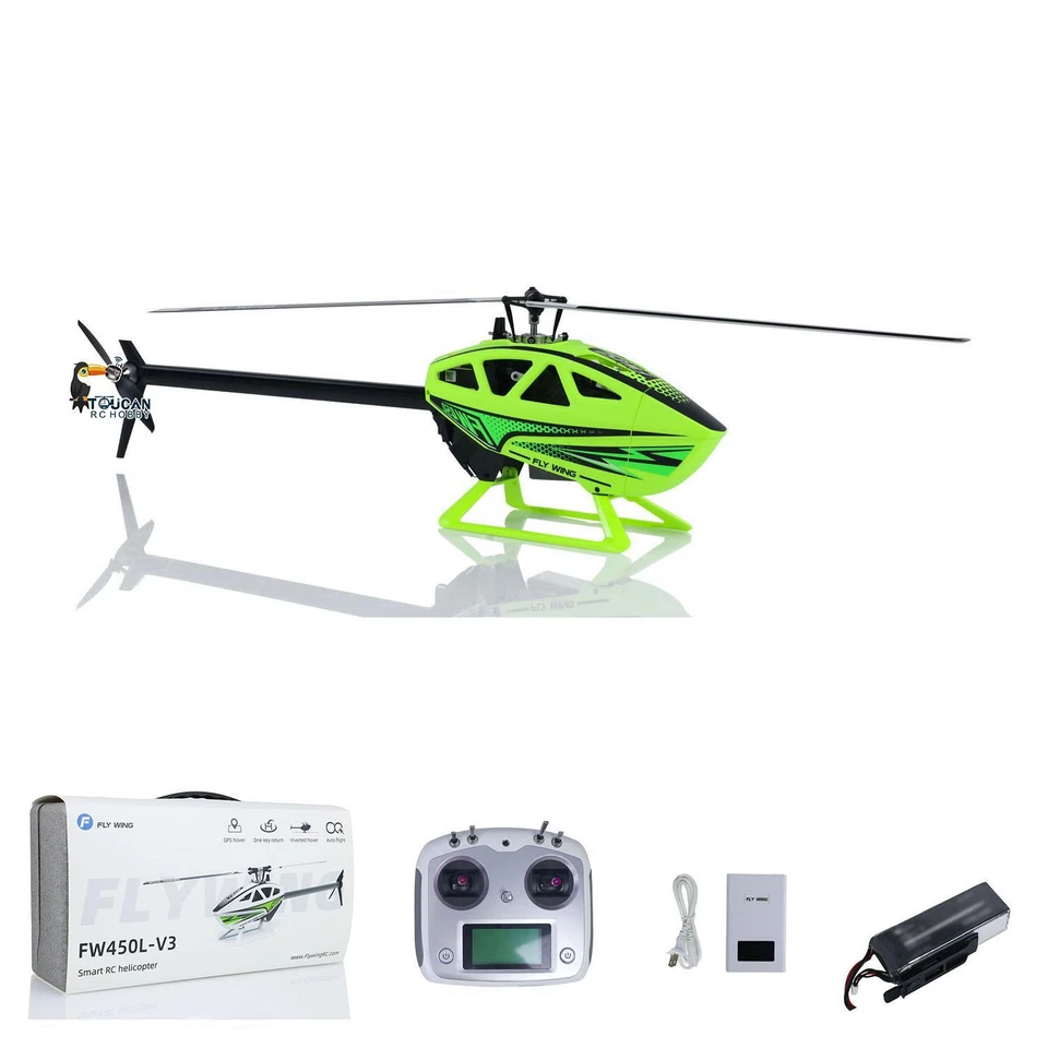RC FLYWING 450L V3 Smart Helicopter RTF Drone Aerobatic Hover One Key Return - Image 2 of 4
