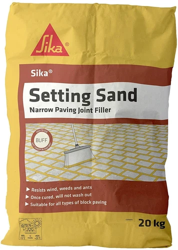 Sika Abbindesand Schmalfugen Pflasterspachtel Fugenmasse Aushärtungsschwabbel 20 kg - Bild 1 von 1