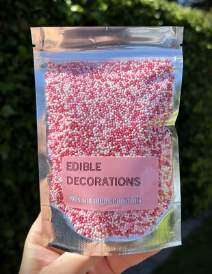 100er & 1000er Amor Mix Liebe Valentinstag Cupcake Kuchen Dekoration Streusel 100g