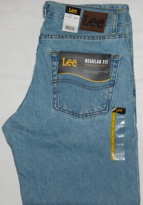LEE Regular Jeans Straight Leg Regular Seat & Thigh At Waist Light Stone Blue
