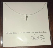 Disney Parks TINKER BELL - Peter Pan - Sterling Silver Necklace NEW