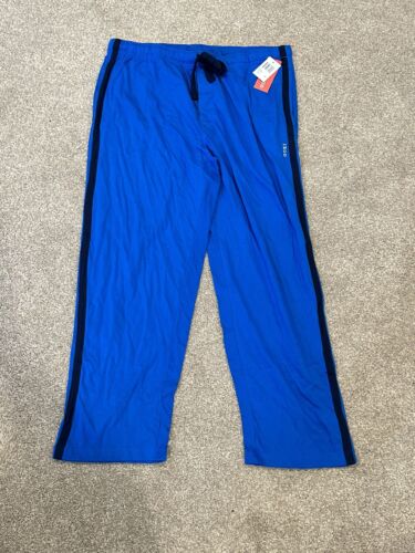 IZOD Sleepwear Mens Lounge Pajama Pants Soft Fleece Red Black Plaid Size L