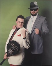 VINTAGE 80’s WRESTLING PHOTOS Jim Cornette Big Bubba 8 X 10”