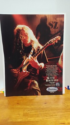 IBANEZ GUITARS SHADOWS FALL 2005 PRINT AD 11 X 8.5   00205