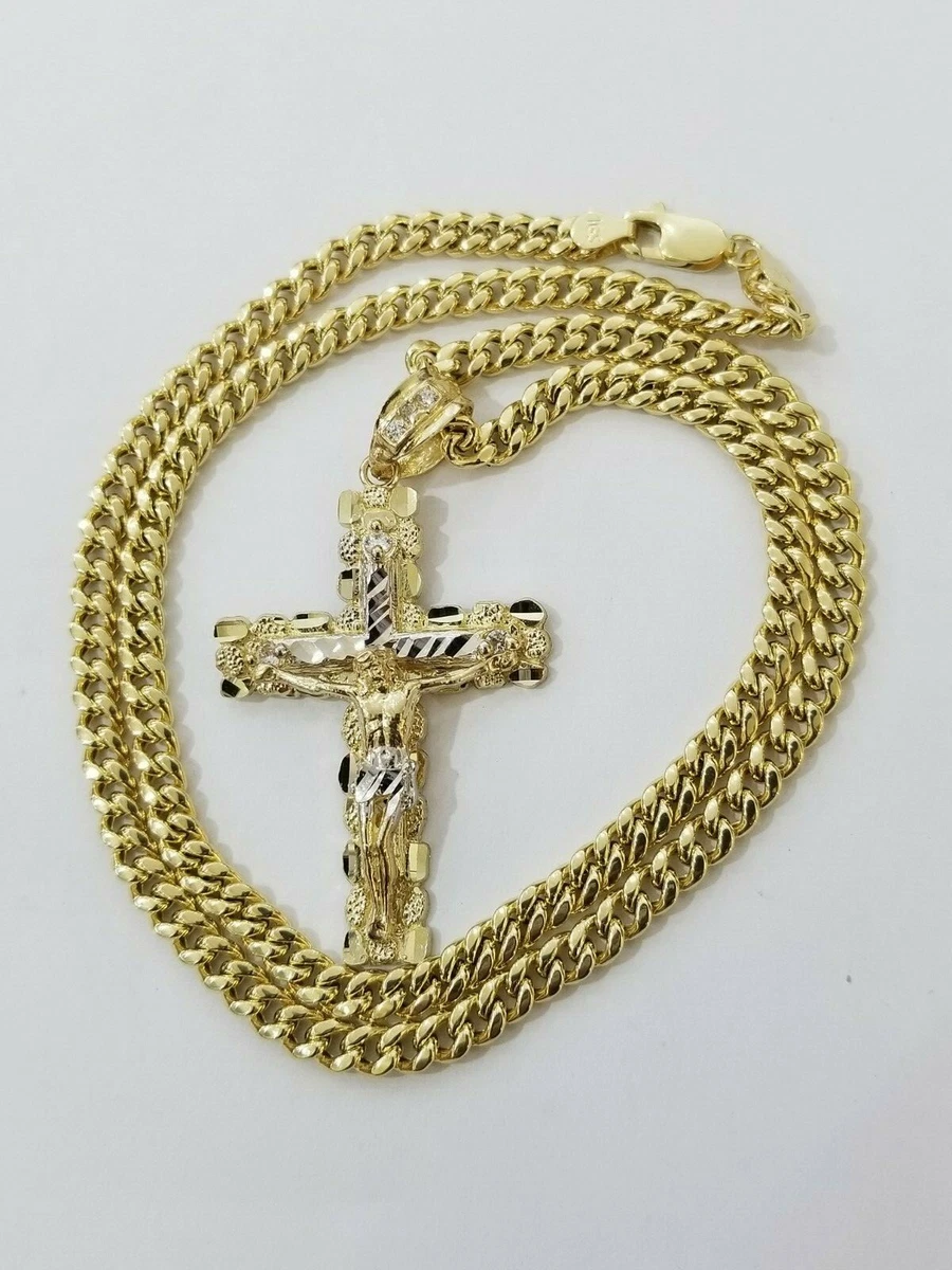Miami cuban link chain with pendant deals