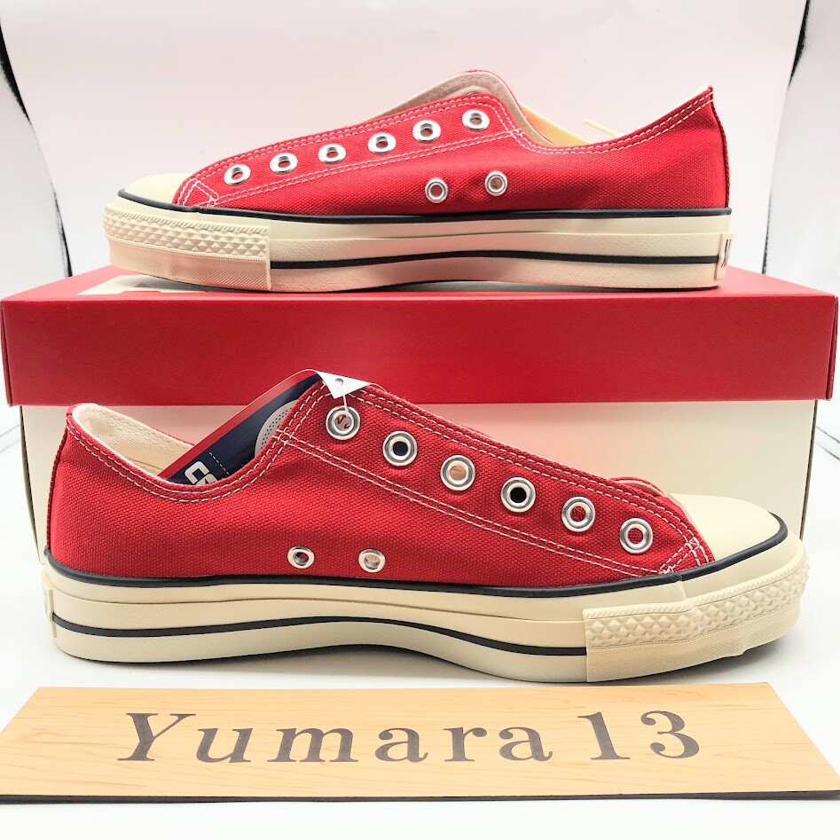 Converse All Star J OX Made In Japan Red 31310430 Men's Size