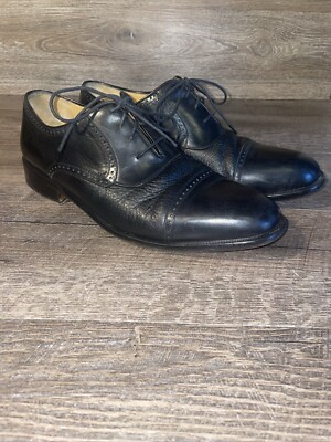 Mezlan “Nicola” men’s shoes SZ 13 leather oxfords MEZLAN (NICOLA)-Black Leather, Mens Cap.Toe, Oxford Dress  main image 3