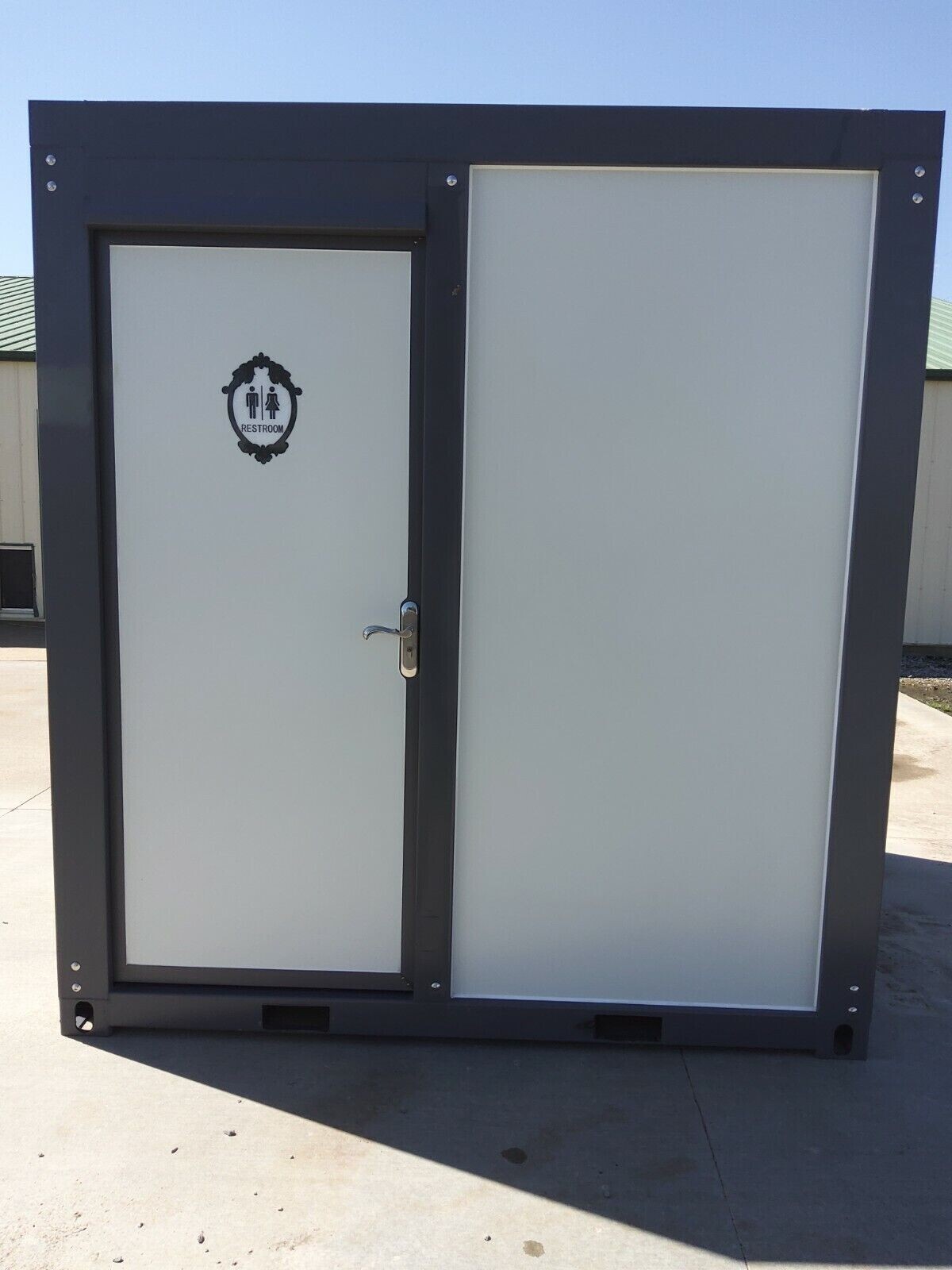 NEW Portable Restroom with Shower - INSULATED -Bastone Mobile Bathroom ...