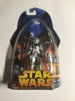 Clone Commander Star Wars Rache der Sith Battle Gear 2005 Hasbro